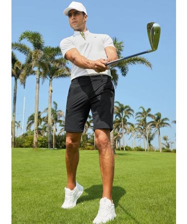 Buy Elegancity Men's Golf Shorts - Casual Chino Pants with Belt S-XXL Grey | Summer Comfort - Buy Online on GoSupps.com