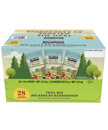 Kirkland Signature Trail Mix Snack Packs 2oz (Pack of 28) - Delicious and Convenient Snacking Option! - Buy Online on GoSupps.com