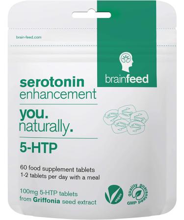 5-HTP – Serotonin Precursor |100mg 5 HTP per Tablet | Natural 5HTP Supplement from Griffonia Seed Extract | Mood Booster | 60 Tablets – 1 a Day