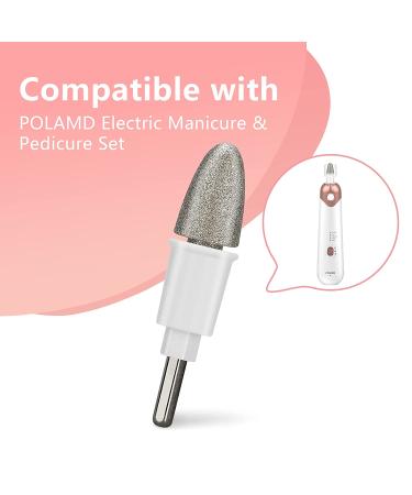 Sapphire Cone Nail Drill Bit for POLAMD Manicure Pedicure Set - Ideal for Thick Nails, Callus Removal & Dead Skin Smoothing - Buy Online on GoSupps.com