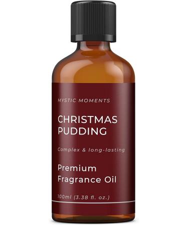 Mystic Moments Christmas Pudding Fragrance Oil - 100ml | For Soaps, Candles, Bath Bombs & More - Buy Online on GoSupps.com