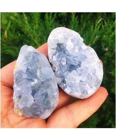 Stone 1pcs Natural Blue Crystal cave Quartz Celestite Crystal Specimen Cluster Specimen Blue Crystal cave Crystal Cluster 1pcs 130g--160g - Buy Online on GoSupps.com