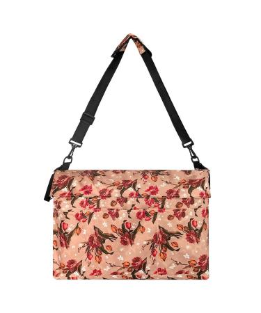 Tovmekdjn Wheelchair Bag Printed Wheelchair Bag Polyester Cloth Bag Electric Wheelchair Walker Accessory Bag Wheelchair Bag