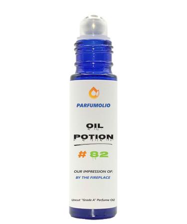 Oil Potion # 82 Inspired by By the Fireplace Unisex Uncut Grade A Fragrance Body Oil Dupe Concentrated Long Lasting Roll-On 10ml / 0.33 oz