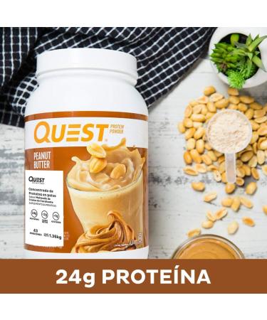 Quest Protein Powder Bundle - Peanut Butter (23g Protein 43 Servings) and Cinnamon Crunch (20g Protein 24 Servings) - Buy Online on GoSupps.com