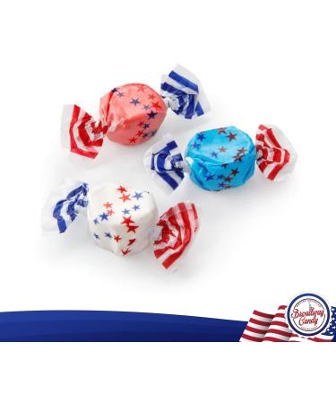 Broadway Candy Sweets Jar 800g - All American Salt Water Taffy - Individually Wrapped American Sweets - Bite Sized Candy Treats - Buy Online on GoSupps.com