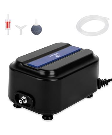 fishkeeper Quiet air pump for aquarium 2.5/5W/8Watt air pump for aquarium up to 570L maximum air flow 500LPH 2.5w - Buy Online on GoSupps.com