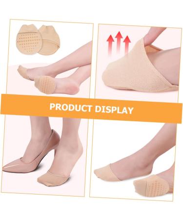 FRCOLOR 4 Pairs Forefoot Socks Low Cut Socks Foot Pads for Women of Foot Cushion Socks High Heeled Shoes Pads Sweat-Absorbent Forefoot Pads High-Heeled Shoes Pads Cotton Floor Mat Summer - Buy Online on GoSupps.com