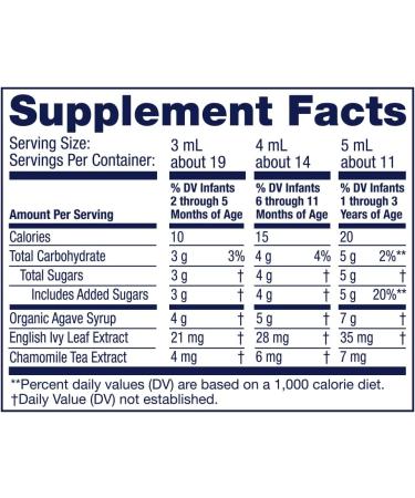 KinderMed Infants' Nighttime Cough Syrup with Organic Agave & Herbal Extracts - 2 Fl Oz - Buy Online on GoSupps.com
