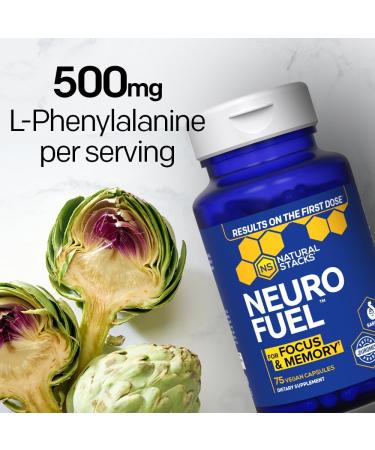 NATURAL STACKS NeuroFuel & Resveratrol+ Supplement Bundle - Supports Focus Memory & Healthy Brain Aging* - 135 Capsules - Buy Online on GoSupps.com