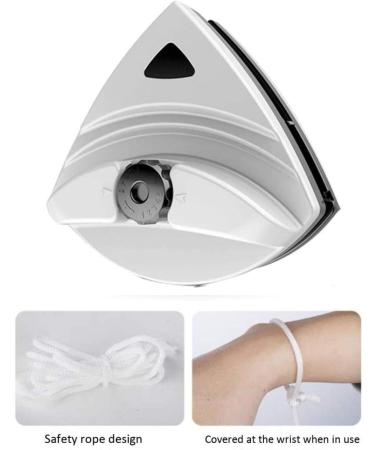 Adjustable Magnetic Double-sided Window Cleaner - 5 Positions Anti-pinch/Wear-resistant Household Glass Wiper (Available in 5-40mm) - Buy Online on GoSupps.com