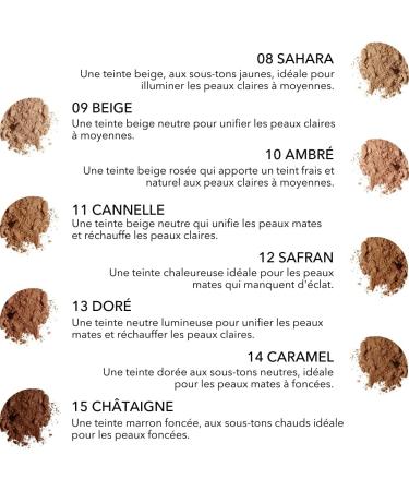  T. LeClerc PARIS 1881 T. LeClerc - Compact Rice Powder - 14 CARAMEL - Face Powder - Mattifying and Long-Lasting Setting Powder - 0% Talc - Reduces Blemishes - Vegan - Made in France - 9g - Buy Online on GoSupps.com