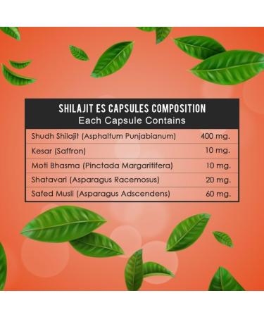 Buy Shilajit ES Extra Strong Capsules - 60 Capsules Pack of 10x6 | Premium Quality Shilajit Supplement for Energy & Wellness - International Shipping Available - Buy Online on GoSupps.com