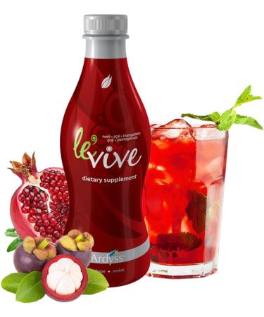 Ardyss Le Vive Red Juice 25.37 fl oz Acai & Goji Berry Detox Drink with Noni & Pomegranate Life Antioxidant Superfruit for Energy & Skin - Buy Online on GoSupps.com