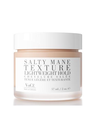 VoC Haircare Natural Salty Mane Volumizing Texture Paste and Dry Shampoo | Reworkable Hold Non-Toxic Cruelty-Free Vegan Haircare with Argan Oil Coconut Oil Baobab Seed Extract (2 oz | 57 ml)
