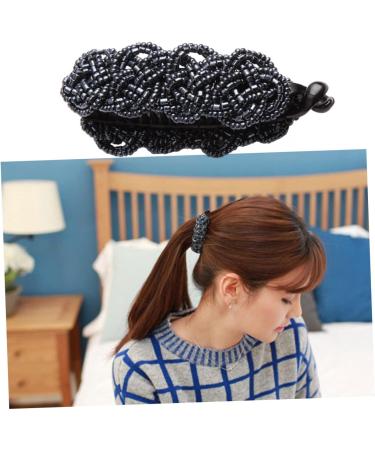 FRCOLOR Rhinestone Barrettes Bird clips combs for women Puff Clip french barrette clips French Barrettes black barrettes fashionable ponytail holder tail clip Pretty Ponytail Holder Clips - Buy Online on GoSupps.com