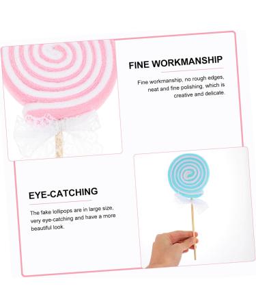 Warmhm 4 Pcs Lollipop Cosplay Party Supplies Fairy Accessories Wedding Favors Toy for Kids Princess Fairy Wand Girl Fairy Wand Cake Pop Ornament Wooden Toys Plush Toy Wool Felt Bouquet - Buy Online on GoSupps.com