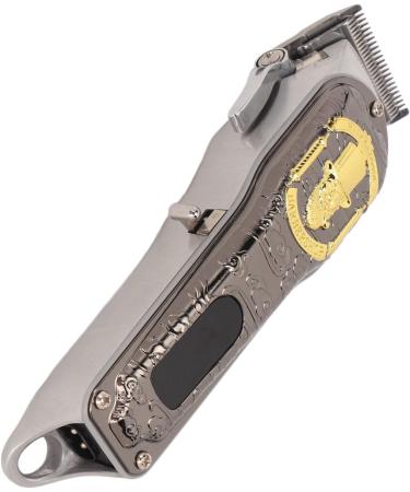 Retro Hair Clippers Kit with Stainless Steel Trimmer Safe Haircut Electric Hair Trimmer with Ergonomic Handle Design Low Noise LED Display - Buy Online on GoSupps.com