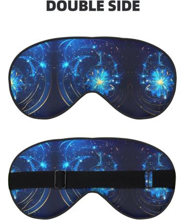 Daisy Flowers Print Unisex Eye Mask | Soft Comfortable Light-Blocking Sleep Mask - International Shipping Available - Buy Online on GoSupps.com