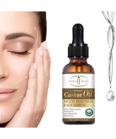 AICHUN BEAUTY Argan Castor Jojoba Tea Tree Oil Multi Function Face Serum Natural Repair Moisturizing Blemish 30ml (CASTOR OIL) - Buy Online on GoSupps.com
