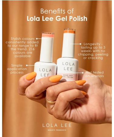 Lola Lee Gel Polish | Keep It Simple | GP128 | 15ml |Long-Lasting | Chip Proof | Soak-Off | Nail Art | Manicure & Pedicure | Easy to Apply |Salon and Home Use | LED UV Lamp - Buy Online on GoSupps.com
