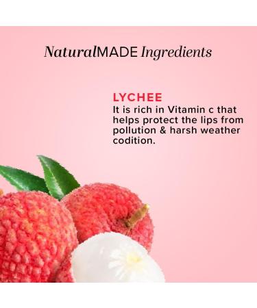 Kh-adi Natural Lychee Lip Balm with Beeswax & Shea Butter | Softens and Hydrates Lips | Free from Harsh Chemicals | Unisex | 5g - Buy Online on GoSupps.com