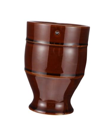 JECOMPRIS Castle Moxibustion Top Home Tools Practical Moxa Fall Moxa Cup Massage Massager for Household Moxibuscation Charging Body Moxibusche Box scratch ceramic 10.5x7.5cm brown