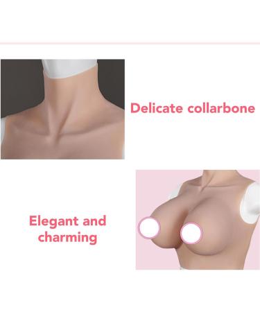 Tmishion Silicone Fake Breasts for Crossdressers | Mastectomy Prosthesis C-Cup | High-Quality Soft Silicone Enhancements - Buy Online on GoSupps.com