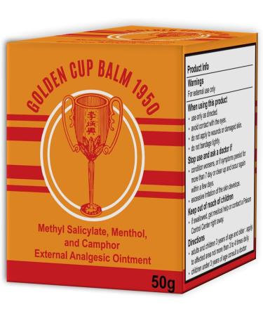 Golden Cup Balm - Herbal Thai Ointment 50g | Natural Pain Relief | International Shipping - Buy Online on GoSupps.com