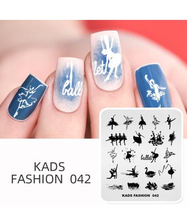 Buy Chinese Style Geometry Ballet Swan Nail Art Stencils - Manicure Design Templates for Perfect Prints - Buy Online on GoSupps.com