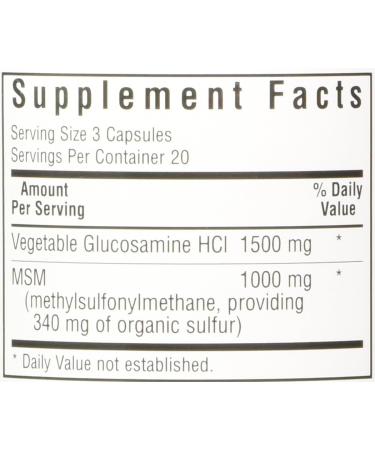 BlueBonnet Vegetarian Glucosamine Plus MSM Supplement - 60 Count (743715011137) - Buy Online on GoSupps.com