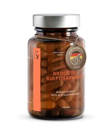 Broccoli Extract with 10% Sulforaphane, a powerful anti-oxidant - 60 broccoli capsules rich in vitamins and minerals - high doses for 1 month - certified & sustainable in a pot