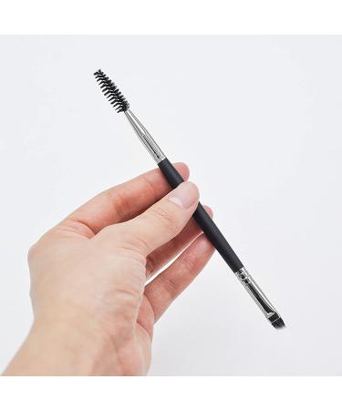 2-Piece Eyebrow Brush Set - Angled Duo Brush and Spoolie for Eyebrow and Eyelash Tinting - Buy Online on GoSupps.com