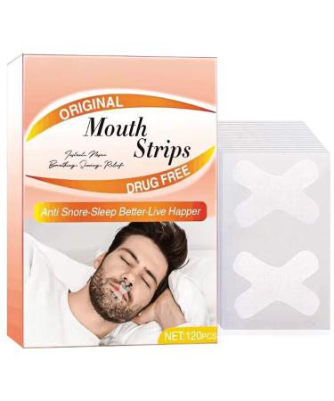 Mouth Tape for Sleeping Advanced Gentle Sleep Strips for Better Nose Breathing 120 Pcs