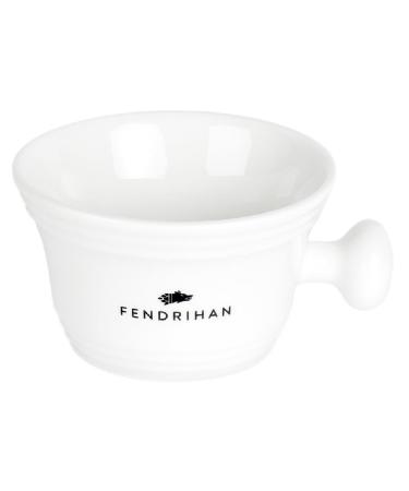 Fendrihan Genuine Porcelain Apothecary Shaving Mug, White