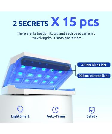 Nail Fungus Cleaning Device for Onychomycosis Nail Fungus Treatment for Fingernails Effective Convenient Toenail Nail Fungus Treatment for Home Use (White) - Buy Online on GoSupps.com