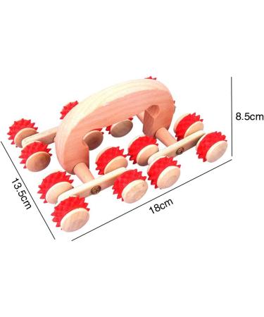 Massage Roller 16 Wheels - Manual Shoulder Pain Relief & Beauty Tool - Blue | International Shipping Available - Buy Online on GoSupps.com