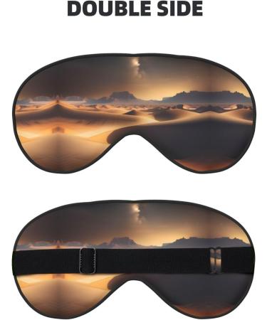 Desert Stars Eye Mask - Soft Adjustable Sleep Mask for Men & Women | Ultimate Nighttime Comfort - Buy Online on GoSupps.com