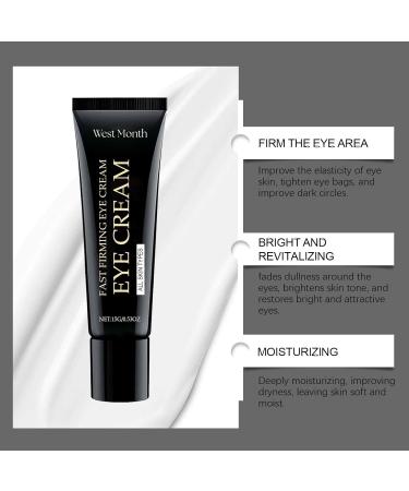  JASUBAI West Month-Make-Up Firming Eye Cream Instantly Firms Instantly Reduces Under-Eye Puffiness Firming Eye Cream West Month Eye Cream - Buy Online on GoSupps.com