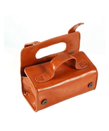 PU Leather Toiletry Bag | Portable Shaving Kit & Travel Organizer for Grooming Enthusiasts - International Shipping - Buy Online on GoSupps.com