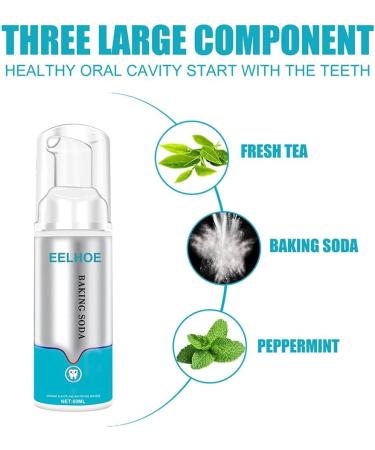Buy Brightify Deep Cleaning Foam Toothpaste - Fresh Pasta Dent frica for Intensive Stain Removal | Eelhoe Whitening Toothpaste (1 Bottle) - International Shipping - Buy Online on GoSupps.com