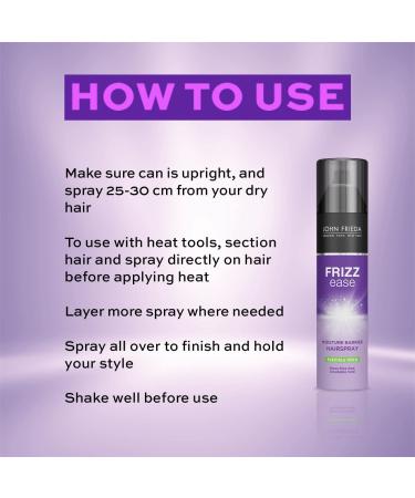 Frizz Ease Moisture Barrier Hairspray 250ml - Flexible Hold - Buy Online on GoSupps.com