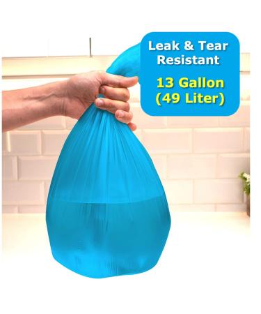Disposable Diaper Pail Refill Plastic Bag (100 count) Compatible with Ubbi Diaper Bag Pail 13 Gal Capacity Diaper Pail Bag Fits 8 Gallon Medium Kitchen Trash Bag Heavy Duty Large Garbage Bag  100 Bags Blue - Large - Buy Online on GoSupps.com