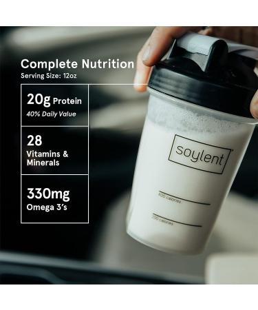 Soylent Complete Nutrition Meal Replacement Protein Powder - Plant Based Vegan Protein with 39 Essential Nutrients - 36.8oz Pack of 1 - Buy Online on GoSupps.com