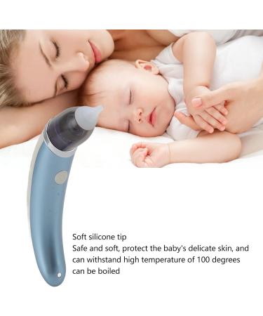 Safe Dual Purpose Nose Sucker & Earwax Remover - 5 Gears Automatic Aspirator for Home (Blue) - Buy Online on GoSupps.com