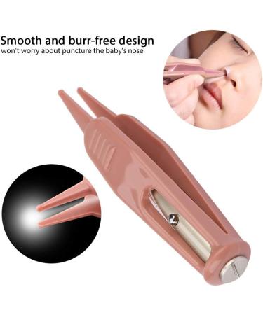 Baby Cleaning Tweezer - Anti-Skid Design - Premium Material - LED Light - Safe and Durable for Ear, Nose and Navel - Easy to Use - Buy Online on GoSupps.com