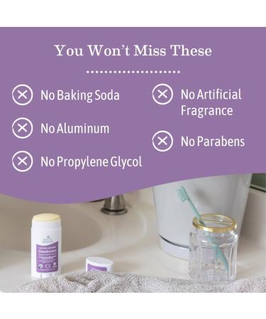 Earth Mama Calming Lavender Deodorant | Safe for Sensitive Skin Pregnancy and Breastfeeding Contains Organic Lavender Calendula and Coconut Oil No Baking Soda or Aluminum 2.65-Ounce (2-Pack) NEW Calming Lavender 2.65 Ounce (Pack of 2) - Buy Online on GoSupps.com