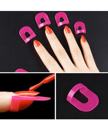 dijiusidy 4 Pieces Nail Stamper Nail Polish Protector Makeup Tools Tools Nail Finger Polisher for Women Beauty Home Use in Fingers - Buy Online on GoSupps.com
