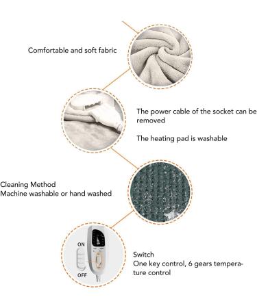 Shop Quality Heating Pillows for Neck & Shoulders - Electric Heated Wrap with 6 Heat Levels & Auto Shutoff - Washable & Quick Heating (EU Plug 220-240V) - Buy Online on GoSupps.com