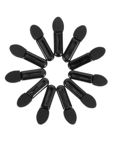 FOMIYES 200 Pcs Mini Eyeshadow Swab Eyeshadow Eyeshadow Sponge Brush Lip Scrub Brush Plastic